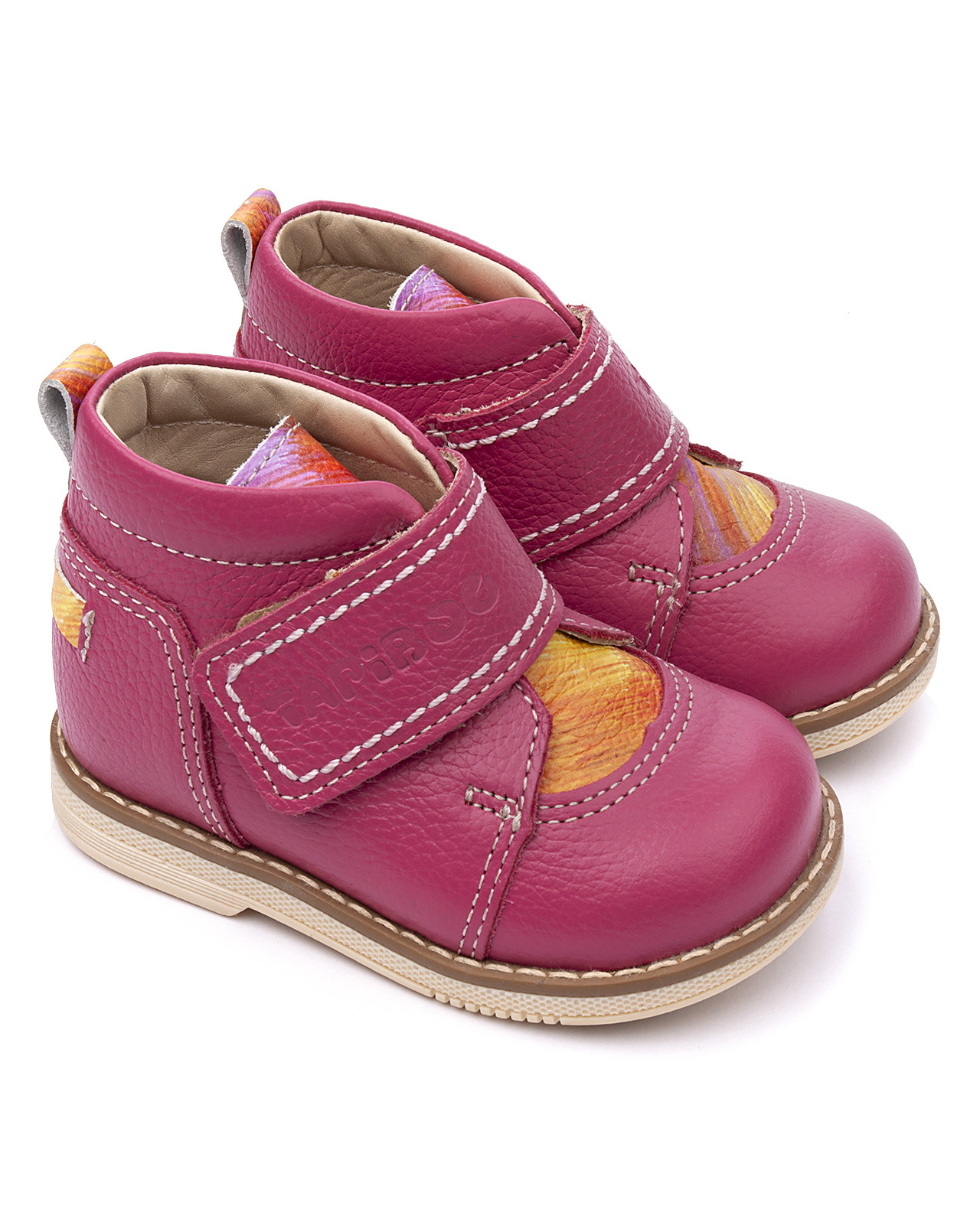 Ботинки детские Tapiboo ФУКСИЯ радуга (76488, 25) ботинки детские 24015 фуксия малиновая радуга 2021 р18